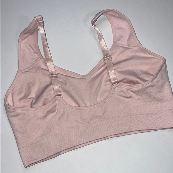 Puma Women's Light Pink Sports Bra - Picture 3 of 5